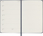 Kalendarz Moleskine 2027 12M rozmiar P (kieszonkowy 9x14 cm) Tygodniowy Niebieski/Szafirowy Twarda oprawa (Moleskine Weekly Notebook Diary/Planner 2027 Pocket Sapphire Blue Hard Cover) - 8056999279561