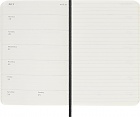 Kalendarz Moleskine 2027 12M rozmiar P (kieszonkowy 9x14 cm) Tygodniowy Czarny Miękka oprawa (Moleskine Weekly Notebook Diary/Planner 2027 Pocket Black Soft Cover) - 8056999279615