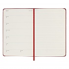 Kalendarz Moleskine 2027 12M rozmiar P (kieszonkowy 9x14 cm) Tygodniowy Czerwony/Szkarłatny Twarda oprawa (Moleskine Weekly Notebook Diary/Planner 2027 Pocket Scarlet Red Hard Cover) - 8056999279585