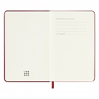 Kalendarz Moleskine 2027 12M rozmiar P (kieszonkowy 9x14 cm) Tygodniowy Czerwony/Szkarłatny Twarda oprawa (Moleskine Weekly Notebook Diary/Planner 2027 Pocket Scarlet Red Hard Cover) - 8056999279585