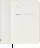 Kalendarz Moleskine 2027 12M rozmiar P (kieszonkowy 9x14 cm) Tygodniowy Niebieski/Szafirowy Miękka oprawa (Moleskine Weekly Notebook Diary/Planner 2027 Pocket Sapphire Blue Soft Cover) - 8056999279592