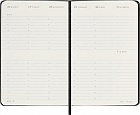Kalendarz Moleskine 2027 12M rozmiar P (kieszonkowy 9x14 cm) Wertykalny Tygodniowy Czarny Twarda oprawa (Moleskine Weekly Vertical Diary/Planner 2027 Pocket Black Hard Cover) - 8056999279714