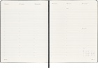 Kalendarz Moleskine 2027 12M PRO rozmiar XL (bardzo duży 19x25 cm) Wertykalny Tygodniowy Czarny Twarda oprawa (Moleskine Weekly Vertical 2027 PRO Planner Extra Large Black Hard Cover) - 8056999279486