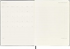 Kalendarz Moleskine 2027 12M PRO rozmiar XL (bardzo duży 19x25 cm) Wertykalny Tygodniowy Czarny Twarda oprawa (Moleskine Weekly Vertical 2027 PRO Planner Extra Large Black Hard Cover) - 8056999279486