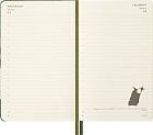 Kalendarz Moleskine 2027 12M Władca Pierścieni Merry Pippin i Entowie rozmiar L (duży 13x21 cm) Dzienny Zielony Twarda oprawa (Moleskine Limited Edition Lord of the Rings Merry & Pippin Daily Notebook/Planner 2027 Large Hard Cover) - 8056999279127