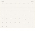 Kalendarz Moleskine 2023 12M rozmiar L (duży 13x21 cm) Miesięczny Czarny Miękka oprawa (Moleskine Monthly Diary/Planner 2023 Large Black Soft Cover) - 8056420859997