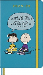 Kalendarz Moleskine 2025-2026 18-miesięczny Peanuts Charlie&Lucy duży L (13x21 cm) Tygodniowy Niebieski Twarda oprawa (Moleskine Limited Edition Le Peanuts Cahrlie&Lucy 18 Month 2025-2026 Weekly Planner Large Hard Cover) - 8056999277130