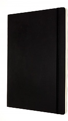 Notatnik Moleskine A4 (21x29,7 cm) Czysty Czarny Miękka oprawa (Moleskine Plain Notebook A4 Soft Black Cover) - 8053853602862