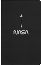 Moleskine NASA Zestaw 2 Zeszytów Cachier L dużych (13x21 cm) Czystych Czarny i Szary Miękka Okładka (Moleskine Limited Edition NASA Set of 2 Cahier Journal Plain Black and Gray Soft Cover) - 8056999277536