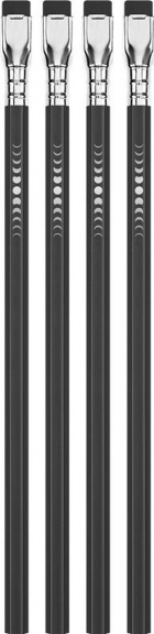 Zestaw Moleskine NASA do Rysowania 4 Ołówki Blackwing Notatnik L duży (13x21 cm) w Linię z Księżycem i 2 Przypinki w Pudełku (Moleskine NASA Drawing Gift Box Ruled notebook 4 Blackwing pencils 2 pins BOX) - 8056999276072