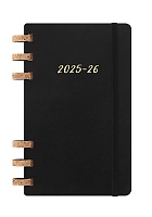 Kalendarz Moleskine 2025-2026 Akademicki (od lipca do czerwca) rozmiar L (13x21 cm) na Spirali Tygodniowy i Miesięczny Czarny Miękka oprawa (Moleskine Academic Spiral Weekly and Monthly Planner 2025-2026 Extra Large Black) - 8056999276492