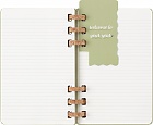 Kalendarz Moleskine 2025-2026 Akademicki (od lipca do czerwca) rozmiar L (13x21 cm) na Spirali Tygodniowy i Miesięczny Zielony Kiwi Twarda oprawa (Moleskine Academic Spiral Weekly and Monthly Planner 2025-2026 Large Crush Kiwi) - 8056999276508