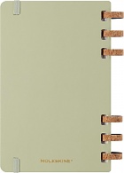 Kalendarz Moleskine 2025-2026 Akademicki (od lipca do czerwca) rozmiar L (13x21 cm) na Spirali Tygodniowy i Miesięczny Zielony Kiwi Twarda oprawa (Moleskine Academic Spiral Weekly and Monthly Planner 2025-2026 Large Crush Kiwi) - 8056999276508