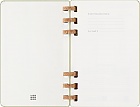 Kalendarz Moleskine 2025-2026 Akademicki (od lipca do czerwca) rozmiar L (13x21 cm) na Spirali Tygodniowy i Miesięczny Zielony Kiwi Twarda oprawa (Moleskine Academic Spiral Weekly and Monthly Planner 2025-2026 Large Crush Kiwi) - 8056999276508