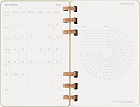 Kalendarz Moleskine 2025-2026 Akademicki (od lipca do czerwca) rozmiar L (13x21 cm) na Spirali Tygodniowy i Miesięczny Zielony Kiwi Twarda oprawa (Moleskine Academic Spiral Weekly and Monthly Planner 2025-2026 Large Crush Kiwi) - 8056999276508