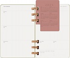 Kalendarz Moleskine 2025-2026 Akademicki (od lipca do czerwca) rozmiar L (13x21 cm) na Spirali Tygodniowy i Miesięczny Zielony Kiwi Twarda oprawa (Moleskine Academic Spiral Weekly and Monthly Planner 2025-2026 Large Crush Kiwi) - 8056999276508