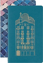 Zestaw 2 Zeszytów Moleskine Cahier Casa Batlló L (13x21 cm) w Linie (Moleskine Cahiers Set of 2 Ruled Journals CASA BATLLO Ruled) - 8056999272753