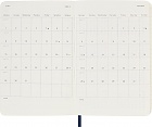 Kalendarz Moleskine 2023-2024 18-miesięczny rozmiar P (kieszonkowy 9x14 cm) Tygodniowy Niebieski/ Szafirowy Miękka oprawa (Moleskine Weekly Notebook Planner 2023/24 P Pocket Sapphire Blue Soft Cover) - 8056598856996