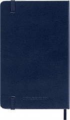 Kalendarz Moleskine 2023-2024 18-miesięczny rozmiar P (kieszonkowy 9x14 cm) Tygodniowy Niebieski/ Szafirowy Twarda oprawa (Moleskine Weekly Notebook Planner 2023/24 Pocket Sapphire Blue Hard Cover) - 8056598856965