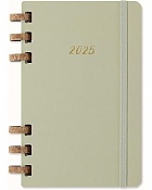 Kalendarz Moleskine 2025 12M rozmiar L (duży 13x21 cm) na Spirali Tygodniowy i Miesięczny Zielony Kiwi Twarda oprawa (Moleskine Weekly and Monthly Planner 2025 Large Crush Kiwi) - 8056999271510