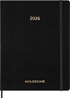 Kalendarz Moleskine 2026 12M rozmiar XXL (bardzo duży 23,5x28,14cm) Wertykalny Tygodniowy Czarny Miękka oprawa (Moleskine Weekly Vertical Diary/Planner 2026 XXL Black Soft Cover) - 8056999276515