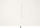 Kalendarz Moleskine 2026 12M rozmiar XXL (bardzo duży 23,5x28,14cm) Wertykalny Tygodniowy Niebieski/Szafirowy Miękka oprawa (Moleskine Weekly Vertical Diary/Planner 2026 XXL Sapphire Blue Soft Cover) - 8056999276522