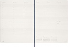 Kalendarz Moleskine 2026 12M rozmiar XXL (bardzo duży 23,5x28,14cm) Wertykalny Tygodniowy Niebieski/Szafirowy Miękka oprawa (Moleskine Weekly Vertical Diary/Planner 2026 XXL Sapphire Blue Soft Cover) - 8056999276522