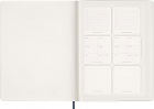 Kalendarz Moleskine 2026 12M rozmiar XXL (bardzo duży 23,5x28,14cm) Wertykalny Tygodniowy Niebieski/Szafirowy Miękka oprawa (Moleskine Weekly Vertical Diary/Planner 2026 XXL Sapphire Blue Soft Cover) - 8056999276522