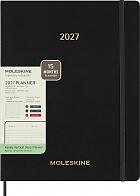 Kalendarz Moleskine 2027 12M rozmiar XXL (bardzo duży 23,5x28,14cm) Wertykalny Tygodniowy Czarny Miękka oprawa (Moleskine Weekly Vertical Diary/Planner 2027 XXL Black Soft Cover) - 8056999278830