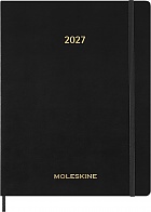 Kalendarz Moleskine 2027 12M rozmiar XXL (bardzo duży 23,5x28,14cm) Wertykalny Tygodniowy Czarny Miękka oprawa (Moleskine Weekly Vertical Diary/Planner 2027 XXL Black Soft Cover) - 8056999278830