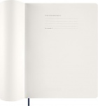 Kalendarz Moleskine 2027 12M rozmiar XXL (bardzo duży 23,5x28,14cm) Wertykalny Tygodniowy Niebieski/Szafirowy Miękka oprawa (Moleskine Weekly Vertical Diary/Planner 2027 XXL Sapphire Blue Soft Cover) - 8056999278847