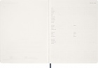 Kalendarz Moleskine 2027 12M rozmiar XXL (bardzo duży 23,5x28,14cm) Wertykalny Tygodniowy Niebieski/Szafirowy Miękka oprawa (Moleskine Weekly Vertical Diary/Planner 2027 XXL Sapphire Blue Soft Cover) - 8056999278847