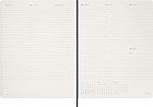 Kalendarz Moleskine 2027 12M rozmiar XXL (bardzo duży 23,5x28,14cm) Wertykalny Tygodniowy Niebieski/Szafirowy Miękka oprawa (Moleskine Weekly Vertical Diary/Planner 2027 XXL Sapphire Blue Soft Cover) - 8056999278847