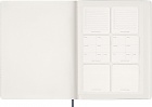 Kalendarz Moleskine 2027 12M rozmiar XXL (bardzo duży 23,5x28,14cm) Wertykalny Tygodniowy Niebieski/Szafirowy Miękka oprawa (Moleskine Weekly Vertical Diary/Planner 2027 XXL Sapphire Blue Soft Cover) - 8056999278847