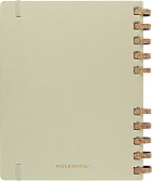Kalendarz Moleskine 2022-2023 Akademicki (od lipca do czerwca) rozmiar XXL (22x28 cm) na Spirali Tygodniowy i Miesięczny Zielony Kiwi Twarda oprawa (Moleskine Academic Spiral Weekly and Monthly Planner 2022-2023 Extra Large Crush Kiwi) - 8056598851731