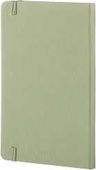 Notatnik Moleskine L duży (13x21cm) w Linie Pistacjowy Twarda oprawa (Moleskine Ruled Notebook Large Willow Green Hard Cover) - 8051272893625