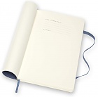 Skórzany Notatnik Moleskine Edycja limitowana L duży (13x21cm) w Linie Niebieski Miękka oprawa (Moleskine Leather Ruled Notebook Large Blue Soft Cover) - 8053853606006