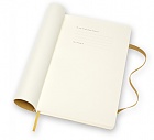 Skórzany Notatnik Moleskine Edycja limitowana L duży (13x21cm) w Linie Żółty Miękka oprawa (Moleskine Leather Ruled Notebook Large Yellow Soft Cover) - 8053853605993