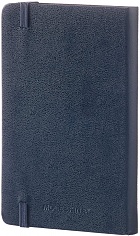 Notatnik Moleskine P kieszonkowy (9x14 cm) w Kratkę Granatowy Szafirowy Twarda oprawa (Moleskine Squared Notebook Pocket Sapphire Blue Hard) - 8051272893724