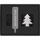 Moleskine Przypinka Choinka Srebrna z serii Litery i Symbole (Moleskine Letters and Symbols Christmas Tree Silver) – 8056598852479