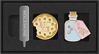 Moleskine 2 Przypinki Alicja w Krainie Czarów Ciasteczko Zjedz Mnie i butelkę Wypij Mnie (Moleskine Set of 2 Alice in Wonderland Pins Eat Me & Drink Me) - 8056711513096