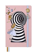 Moleskine 2 Przypinki Alicja w Krainie Czarów Ciasteczko Zjedz Mnie i butelkę Wypij Mnie (Moleskine Set of 2 Alice in Wonderland Pins Eat Me & Drink Me) - 8056711513096