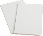 Zestaw 2 zeszytów Moleskine Volant XS bardzo małe (6.5x10.5 cm) Czyste Białe Miękka oprawa (Moleskine Volant Set of 2 Plain Journals XS White Soft Cover) - 9788867320462