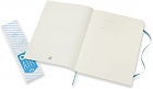 Notatnik Moleskine XL ekstra duży (19x25 cm) Czysty Turkusowy Miękka Oprawa (Moleskine Plain Notebook Extra Large Reef Blue Soft Cover) - 8058341715567