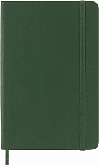 Notatnik Moleskine P kieszonkowy (9x14 cm) Czysty Zielony Mirt  Miękka oprawa (Moleskine Plain Notebook Pocket Soft Myrtle Green Cover) - 8058647629155