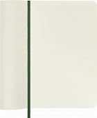 Notatnik Moleskine P kieszonkowy (9x14 cm) Czysty Zielony Mirt  Miękka oprawa (Moleskine Plain Notebook Pocket Soft Myrtle Green Cover) - 8058647629155