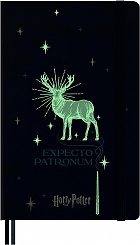 Notatnik Moleskine Harry Potter Expecto Patronum (duży 13x21) w Linie Granatowy Fluorescencyjny Twarda oprawa (Moleskine Harry Potter Expecto Patronum with glow effect Limited Edition Notebook Ruled Large Hard Cover) - 8056999272180