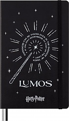 Notatnik Moleskine Harry Potter Lumos (duży 13x21) w Linie Czarny Fluorescencyjny Twarda oprawa (Moleskine Harry Potter Lumos with glow effect Limited Edition Notebook Ruled Large Hard Cover) - 8056999272777