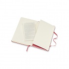 Notatnik Moleskine P kieszonkowy (9x14 cm) Czysty Różowy Twarda oprawa (Moleskine Plain Notebook Pocket Daisy Pink Hard Cover) - 8058341715314