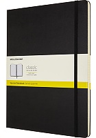 Notatnik Moleskine XXL bardzo duży (21,6x27,9 cm) w Kratkę Czarny Twarda oprawa (Moleskine Squared Notebook XXL Hard Black Cover) - 8053853602756